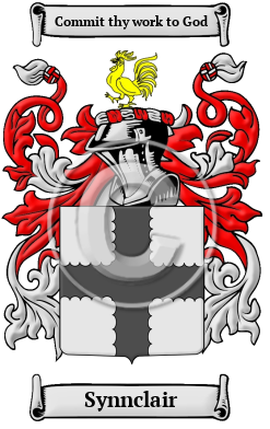 Synnclair Family Crest/Coat of Arms