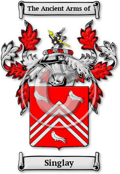 Singlay Family Crest Download (JPG) Legacy Series - 600 DPI