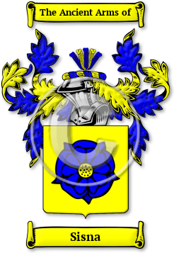 Sisna Family Crest Download (JPG) Legacy Series - 600 DPI