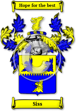 Siss Family Crest Download (JPG) Legacy Series - 600 DPI
