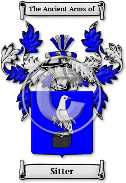 Sitter Family Crest Download (jpg) Legacy Series - 150 DPI