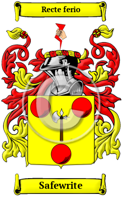 Safewrite Family Crest/Coat of Arms