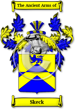 Skeck Family Crest Download (jpg) Legacy Series - 150 DPI