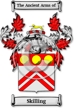 Skilling Family Crest Download (jpg) Legacy Series - 150 DPI
