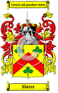 Slater Family Crest/Coat of Arms