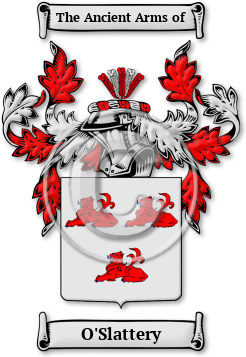 O'Slattery Family Crest Download (jpg) Legacy Series - 150 DPI
