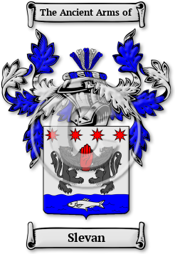 Slevan Family Crest Download (JPG) Legacy Series - 600 DPI