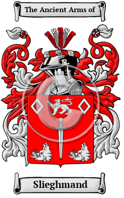 Slieghmand Family Crest/Coat of Arms
