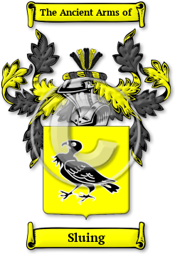 Sluing Family Crest Download (jpg) Legacy Series - 150 DPI