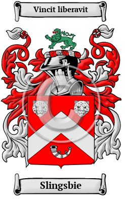 Slingsbie Family Crest/Coat of Arms