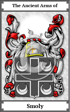Smoly Family Crest Download (JPG)  Book Plated - 150 DPI