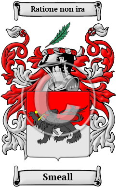 Smeall Family Crest/Coat of Arms