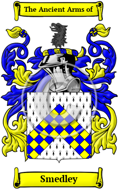 Smedley Family Crest/Coat of Arms