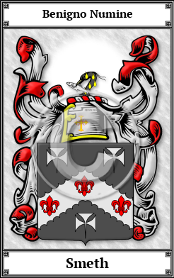 Smeth Family Crest Download (JPG)  Book Plated - 150 DPI