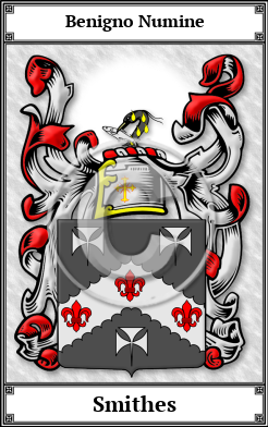 Smithes Family Crest Download (JPG)  Book Plated - 150 DPI