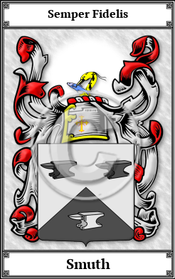 Smuth Family Crest Download (JPG)  Book Plated - 150 DPI