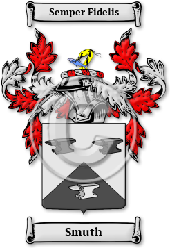 Smuth Family Crest Download (jpg) Legacy Series - 150 DPI