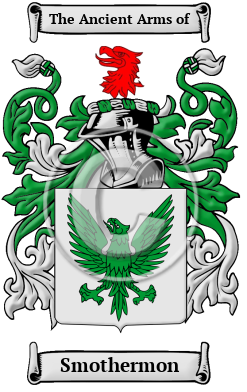 Smothermon Family Crest/Coat of Arms