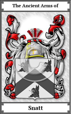 Snatt Family Crest Download (JPG)  Book Plated - 150 DPI