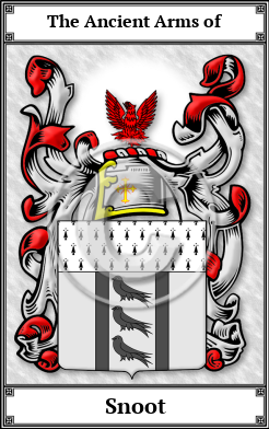 Snoot Family Crest Download (JPG) Book Plated - 600 DPI