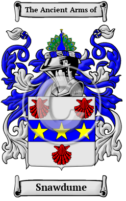 Snawdume Family Crest/Coat of Arms