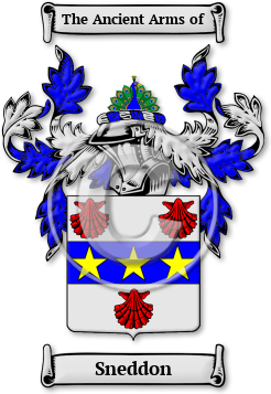 Sneddon Family Crest Download (jpg) Legacy Series - 150 DPI