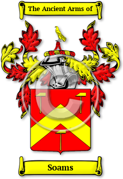 Soams Family Crest Download (jpg) Legacy Series - 150 DPI