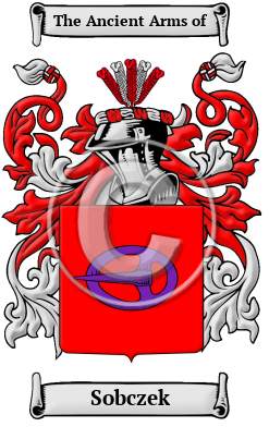 Sobczek Family Crest/Coat of Arms