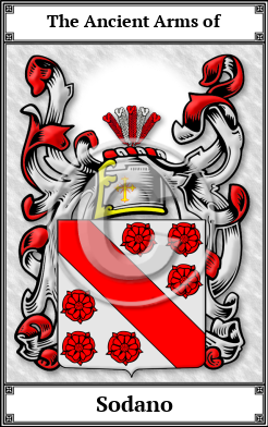 Sodano Family Crest Download (JPG)  Book Plated - 150 DPI