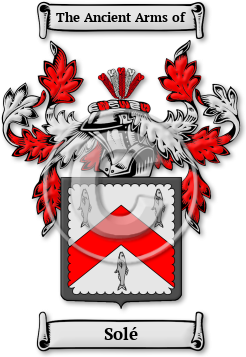 Solé Family Crest Download (JPG) Legacy Series - 600 DPI