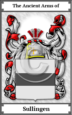 Sullingen Family Crest Download (JPG)  Book Plated - 150 DPI