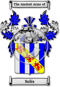 Solís Family Crest Download (jpg) Legacy Series - 150 DPI