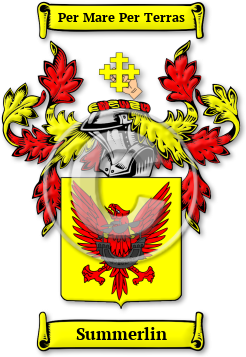 Summerlin Family Crest Download (jpg) Legacy Series - 150 DPI