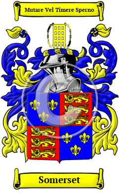 Somerset Family Crest/Coat of Arms