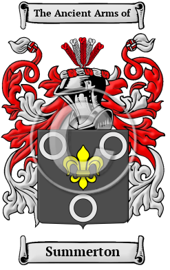 Summerton Family Crest/Coat of Arms