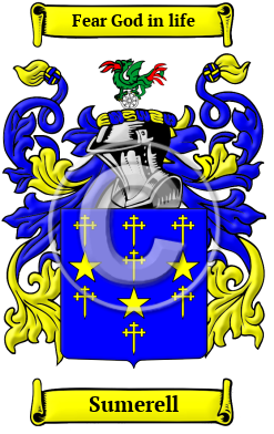 Sumerell Family Crest/Coat of Arms