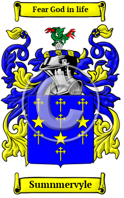 Sumnmervyle Family Crest/Coat of Arms