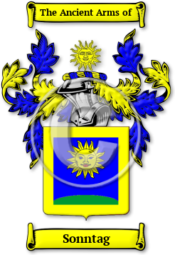 Sonntag Family Crest Download (JPG) Legacy Series - 600 DPI