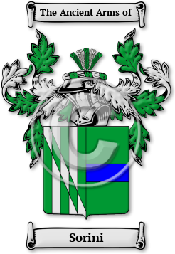 Sorini Family Crest Download (jpg) Legacy Series - 150 DPI