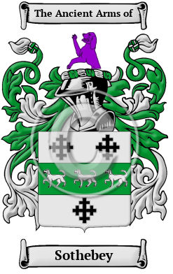 Sothebey Family Crest/Coat of Arms