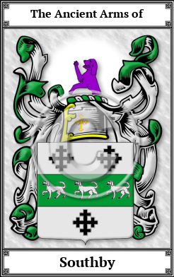 Southby Family Crest Download (JPG)  Book Plated - 150 DPI