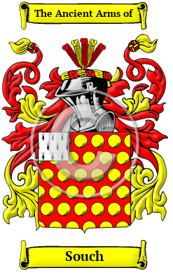Souch Family Crest/Coat of Arms