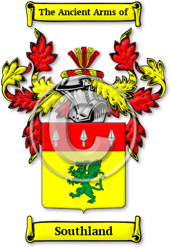 Southland Family Crest Download (jpg) Legacy Series - 150 DPI