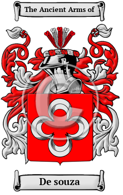 De souza Family Crest/Coat of Arms