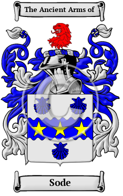 Sode Family Crest/Coat of Arms