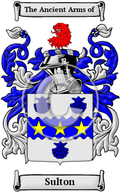 Sulton Family Crest/Coat of Arms