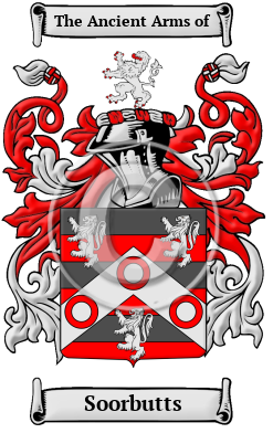 Soorbutts Family Crest/Coat of Arms