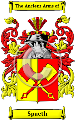 Spaeth Family Crest/Coat of Arms