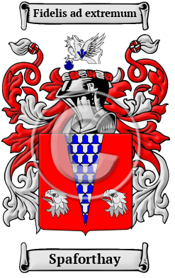 Spaforthay Family Crest/Coat of Arms