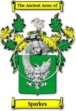 Sparkes Family Crest Download (jpg) Legacy Series - 150 DPI